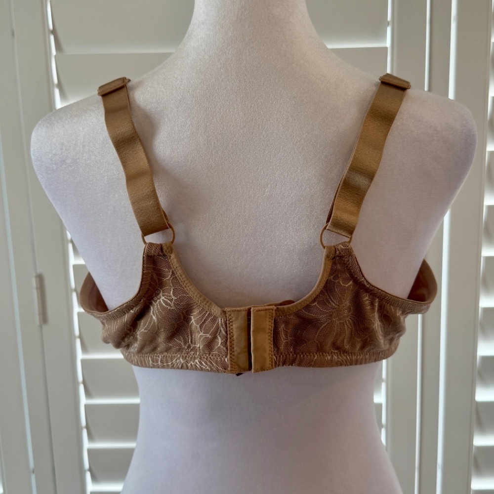 Adore Me Reba Unlined Plus Bra 40C Taupe - Picture 5 of 8